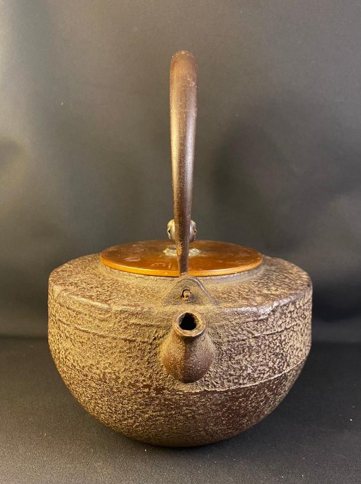 小確幸}}} 昭和28年松下電器創業紀念獨樂型日本老鐵壺/日本老鐵