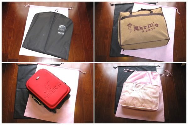 不織布袋、包裝袋、收納袋◎棉被、Rimowa行李箱、THE NORTH FACE、睡袋防塵套◎65*85cm◎束口袋5入