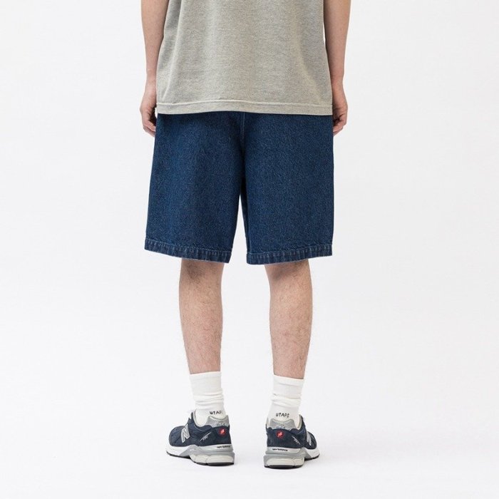希望商店】WTAPS WRKS2001 SHORTS OTTON. DENIM 23SS 水洗牛仔休閒短褲