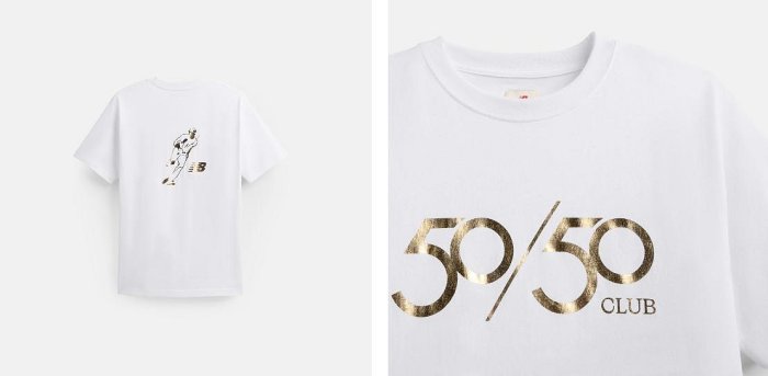 New Balance 大谷翔平 50/50 T-Shirts NB公式 - ニュースリリース - 大谷翔平選手の歴史的快挙を称えた「50