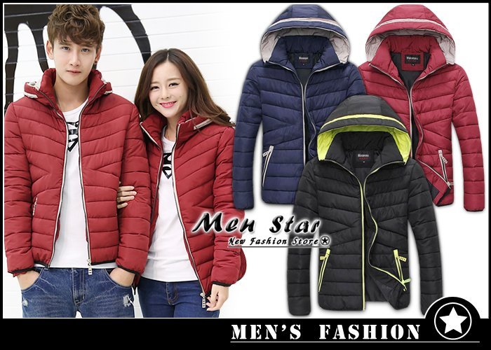 【Men Star】免運費 韓版防寒外套 輕羽絨服 皮衣 羽棉大衣 男 女 媲美 uniqlo kappa esprit