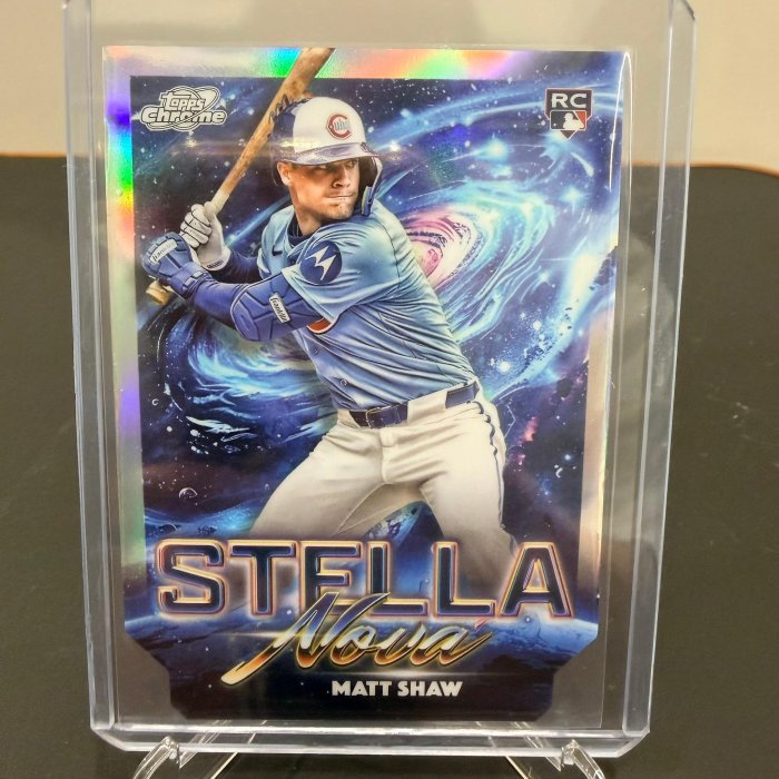 2025 Topps Cosmic Chrome Matt Shaw Stella Nova SP Rookie RC #SN-20 