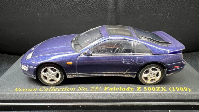 1989年日產Fairlady Z 300ZX合金車模，原裝展示盒附送，漆面細膩如初