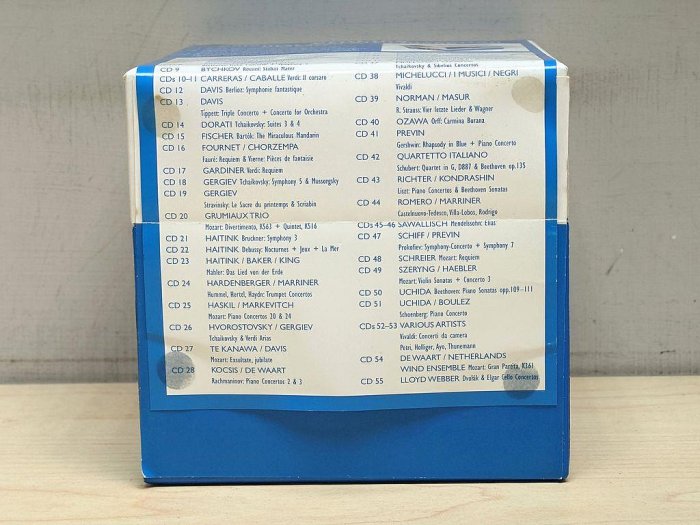 駱克二手古典CD】PHILIPS ORIGINAL JACKETS COLLECTION 55CD