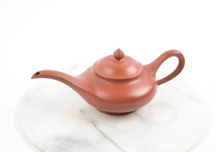 茶壺 玖隆蕭松和挖寶網C》紫砂底款中國三希神燈壺紫砂壺茶壺(17344