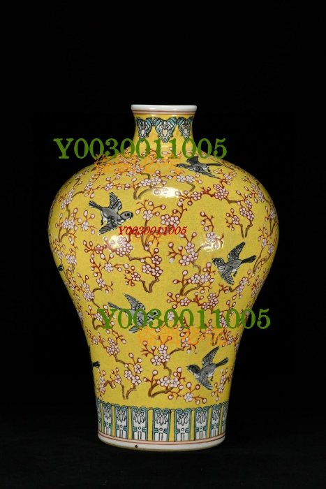 清光緒永慶長春款大雅齋制粉彩喜鵲鬧梅紋梅瓶00高40厘米直徑27厘米246