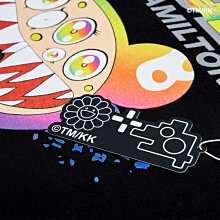 村上隆x Lewis Hamilton Flame Out Long Sleeve Black 薄長袖長tee 