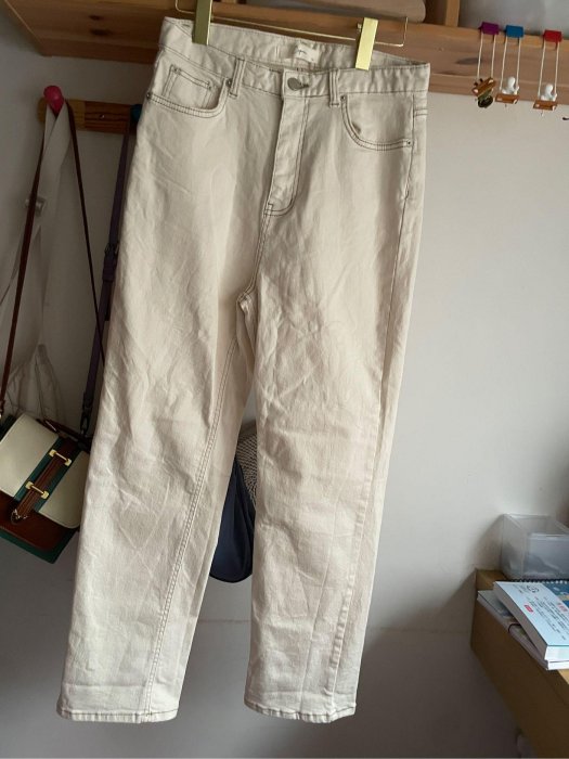 韓國🇰🇷 Copiner 米白 彈性 長褲