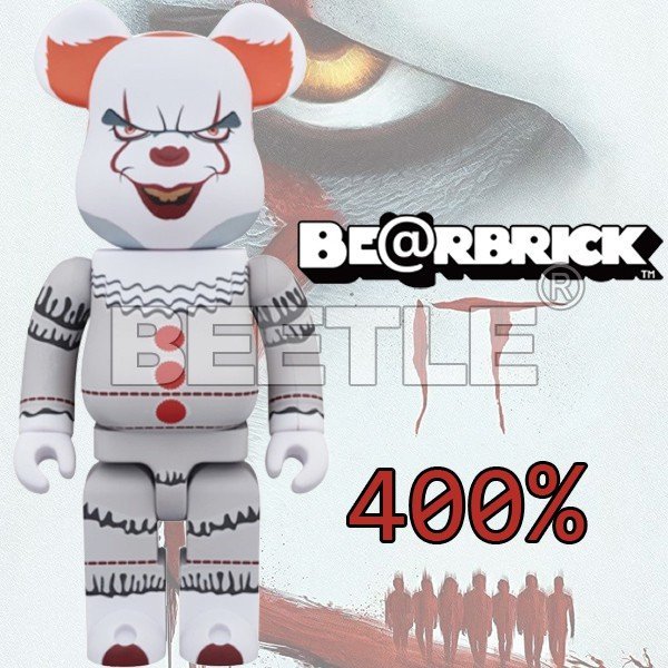 Bearbrick Figures Pennywise Bearbrick It Bearbrick Pennywise 400