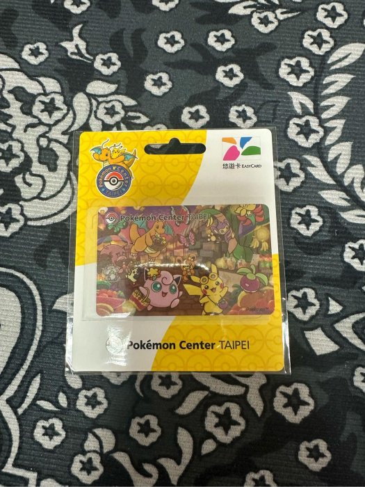 寶可夢Pokémon Center TAIPEI 開幕紀念特典卡牌包神奇寶貝悠遊卡台北的