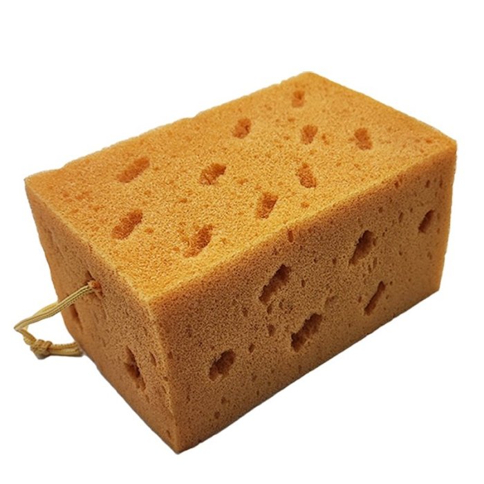 【珍愛頌】C048 加厚型 9CM 珊瑚海綿 洗車海綿 擦車海綿 泡沫海棉 吸水海棉 蜂窩狀 浴室清潔 汽車清潔 擦車