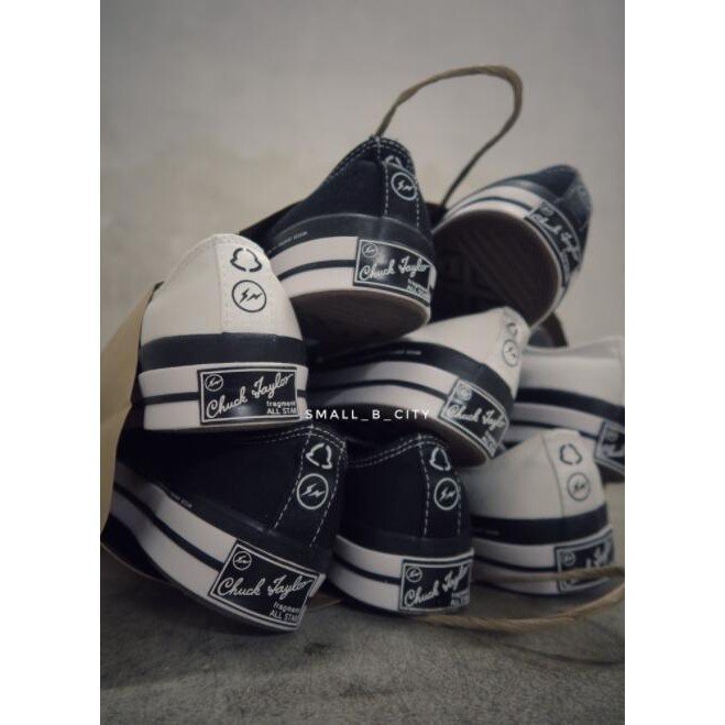 正品】CONVERSE X FRAGMENT X MONCLER CHUCK 70 黑色169069C 藤原浩