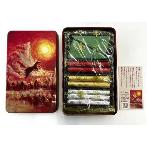 *日式雜貨館*日本神戶 本高砂屋 Ecorce 綜合脆餅 捲餅夾心酥 本高砂屋馬年24入禮盒 鐵盒裝 綜合脆餅捲心酥 煎餅夾心酥 禮盒 馬年限定