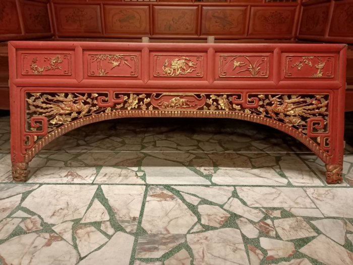 beauty /古董/文物】§ 朱紅漆鎏金木雕刻門眉(長152.5CM高63CM) | Yahoo拍賣