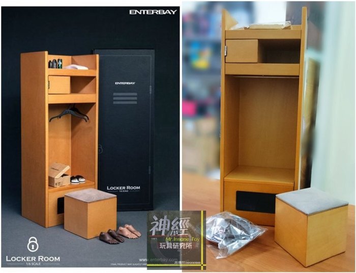 神經】現貨特價ENTERBAY OR-1003 NBA 1/6 球員專屬木製更衣室12