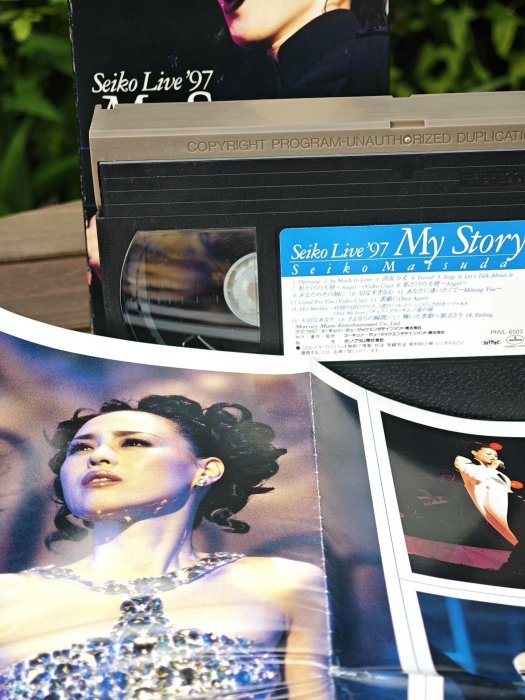 日本原版1997年Seiko Live '97松田聖子VHS演唱會珍藏My Story 日本流行