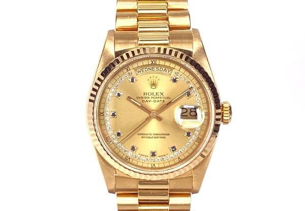 【伯恩鐘錶】Rolex 勞力士 18238 DAY-DATE 紅蟳 18K勞力士金錶 18038.118238參考