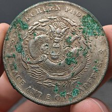 中国 壹圓 光緒元寶 庫平 四川省造 1901-1908年四川省造光绪元宝库平七钱二分银币一枚，尖角龙，L&M