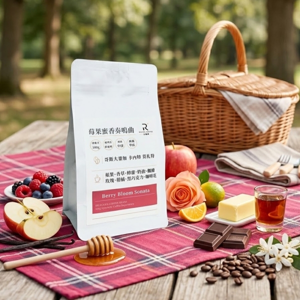 COFFEE RICH-IN 富咖啡 莓果蜜香奏鳴曲咖啡豆 葡萄乾蜜處理 中淺焙 100g