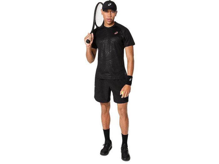 【曼森體育】ASICS 亞瑟士 短袖上衣 男款 ACTIBREEZE 美網 海外版 網球上衣 2041A352-001