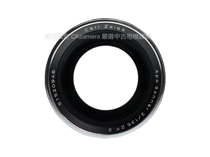 成功攝影Carl Zeiss Apo-Sonnar T* 135mm F2 ZF.2 中古二手長焦定焦鏡