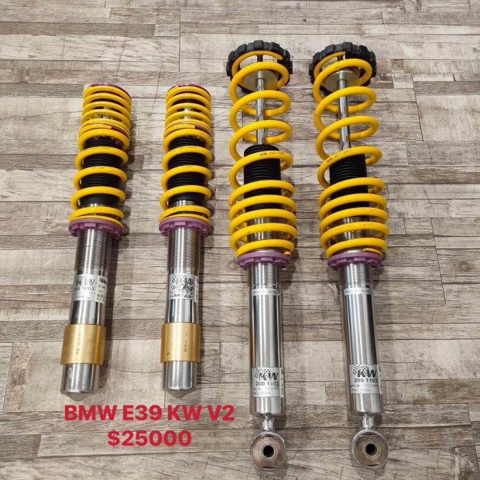 【品太】AA502-(保固四個月) BMW E39 KW V2 高低軟硬可調避震器 極新品 整新品