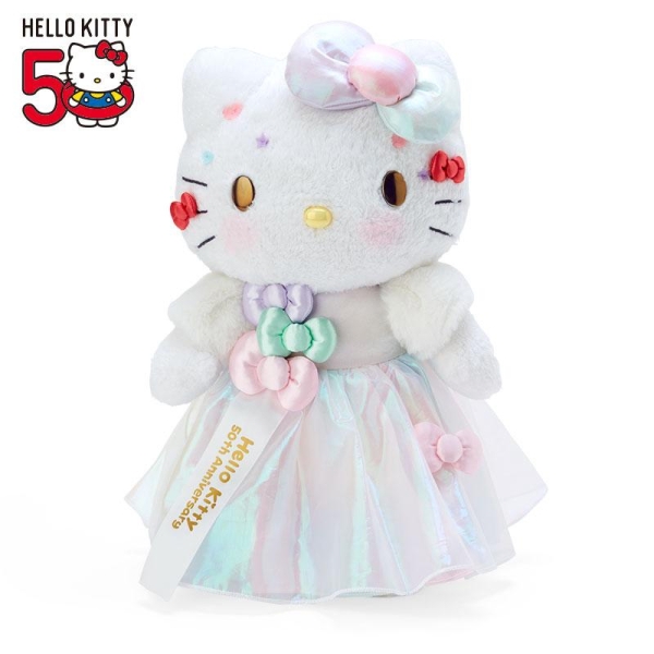 【震撼精品百貨】Hello Kitty 凱蒂貓~日本SANRIO三麗鷗 KITTY 2023生日限定絨毛娃娃 50週年*56546