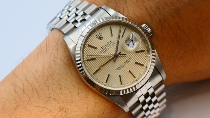 【美好時光】1990年份ROLEX勞力士16234特殊窗簾面盒單全超美品（錶帶已整新不虛）116234 16014參考