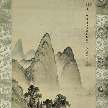 武谷雪嶺經典絹本繪畫《溪山獨步》，日治時期藝術瑰寶，嚴選古風山水