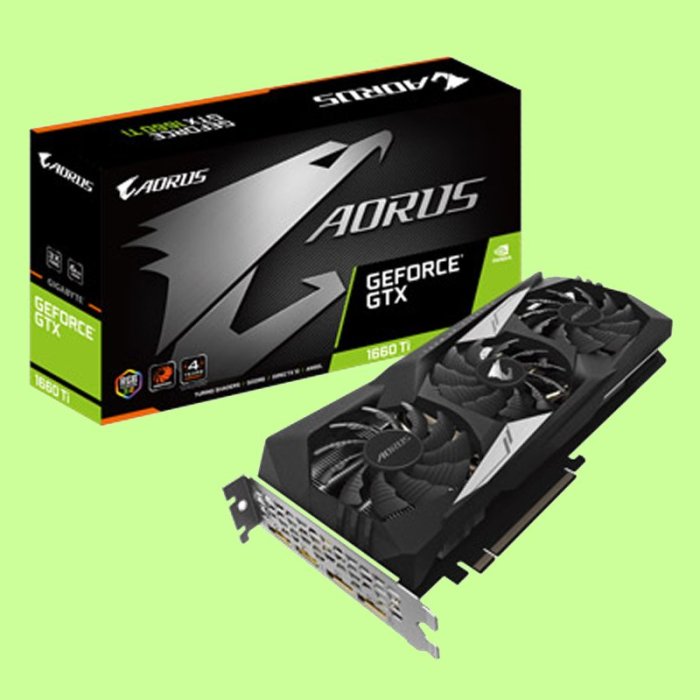 5Cgo【權宇】技嘉 NVIDIA AORUS GeForce GTX 1660 Ti 6G 顯示卡  3年保 含稅