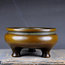 ㊣姥姥的私藏㊣ 當代宣德爐大師陳巧生銅爐香爐鬲式爐附收藏證書| Yahoo拍賣