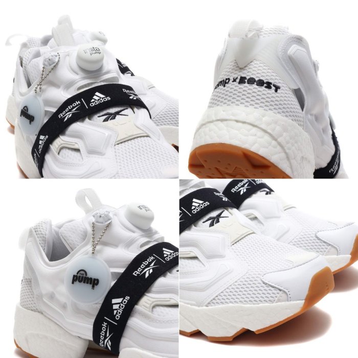 CodE= REEBOK INSTA PUMP FURY X BOOST 充氣慢跑鞋(白) FU9238 愛迪達