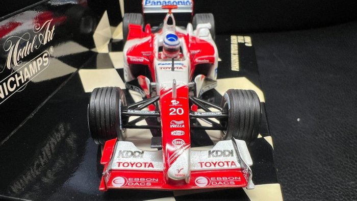 Minichamps F1車模嚴選Panasonic Toyota Racing TF103 O. Panis合金