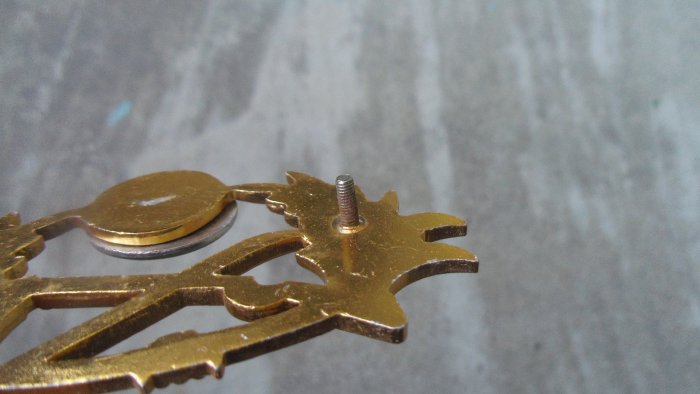 早期鋁製陸軍軍徽章--大---7x4.5公分| Yahoo拍賣