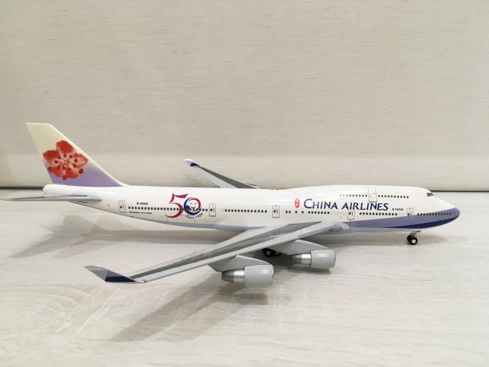 二手飛機模型] hogan 中華航空波音BOEING 747-400 民航機客機50週年