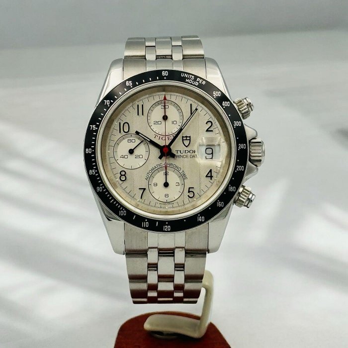 樂時計TUDOR 帝舵79260 Chronotime Tiger Prince Date 79260P 銀面自動