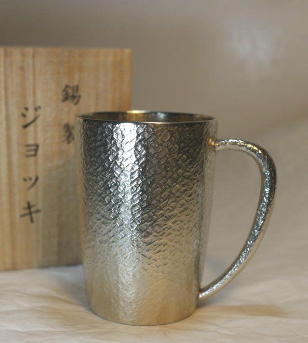 OSAKA SUZUKI~日本製造~jb1~大阪錫器~17-3-1~純錫杯~啤酒杯~300ml~超取