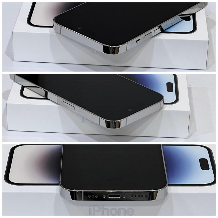 IPHONE 14 PRO 256G 銀色 二手機 中古機 附發票 手機出租 高雄【米米科技】M1340