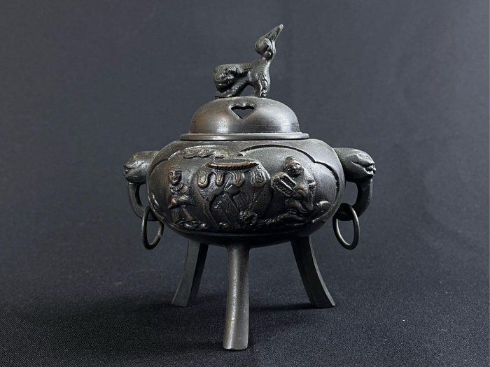 専用 桂光春在銘 銀金工タバコ入金具 7g 東Y7-0108☆2F