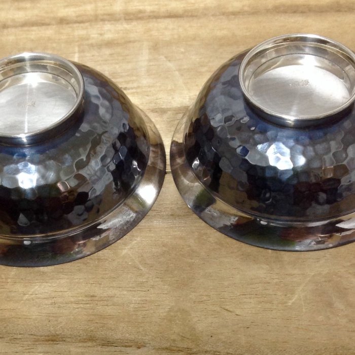 純銀　約358g　三ツ重　銀盃　銀杯 純銀杯 銀杯 純銀 純銀 盃 純銀杯 ZX-25 – LCIPARTS EXHAUSTS