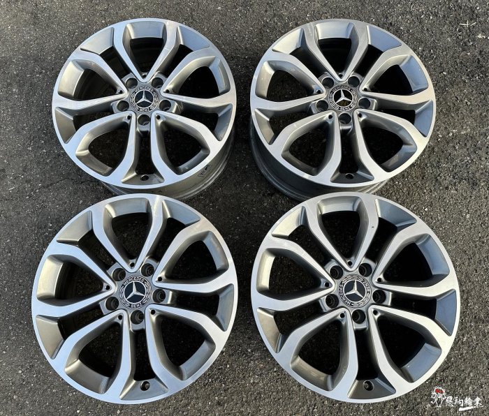 二手/中古鋁圈 原廠 賓士 BENZ 17吋 5孔112 灰 W204 W205 C300 C250 W212 C180 下