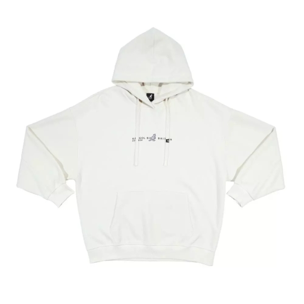 KANGOL 帽T 米色 圖示 環球 長袖 中性 6555105131
