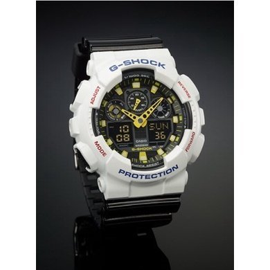 【紐約范特西】現貨 CASIO G-SHOCK GA-100CS-7 狀色系列 黑白圈圈