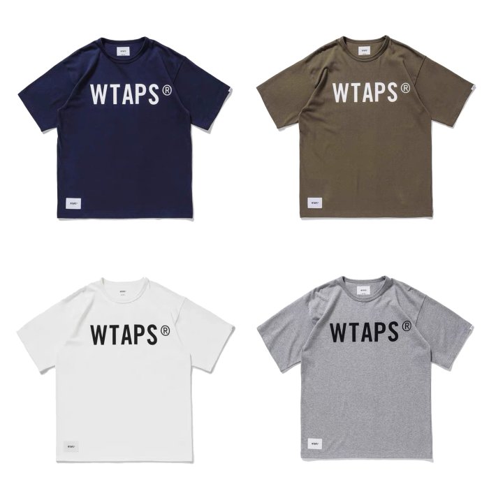 希望商店】 WTAPS BANNER / SS / COTTON 21SS 雙面WTVUA LOGO 短