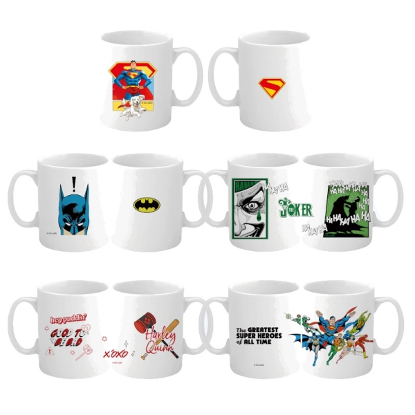 *【DC】馬克杯-SUPERMAN/蝙蝠俠/小丑/小丑女/正義聯盟