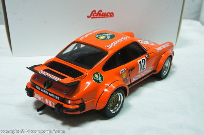 Porsche 934 RSR 1976 – Miniature Schuco 1/18, Métal Monté, Neuve En Boîte