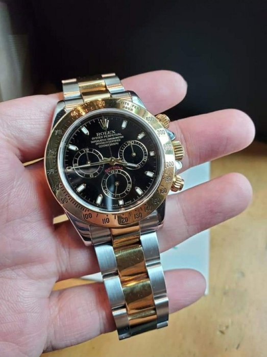 【已交流】勞力士 116523 黑面 ROLEX 迪通拿 DAYTONA 半金 非 16523 116503 116520