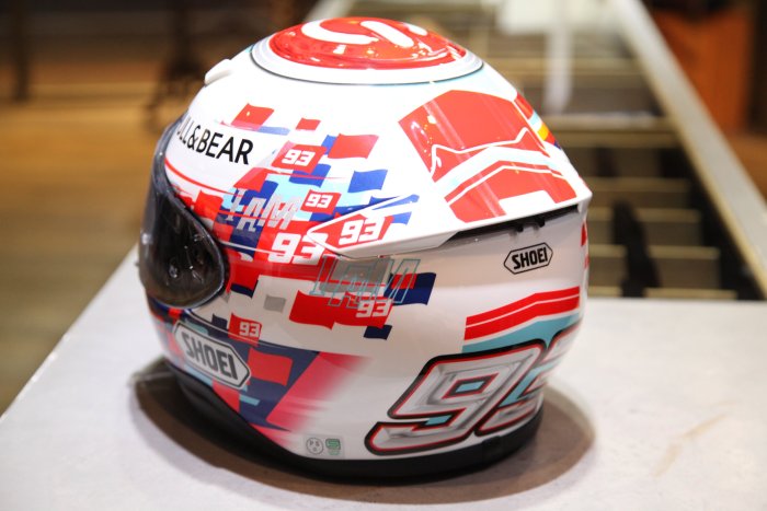 已售出日本製SHOEI Z-7 MARQUEZ POWER UP! TC-1 Z7 彩繪全罩式安全帽XL