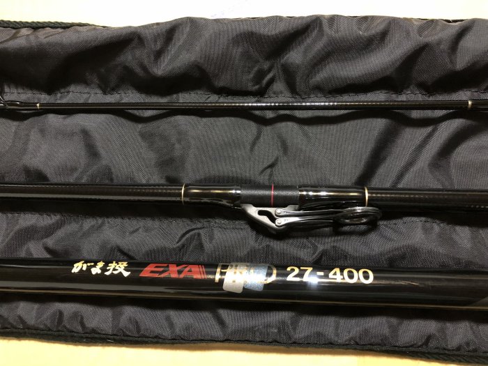 日本製GAMAKATSU がま投EXA PRO 27號400 十三尺多並繼遠投竿岸拋