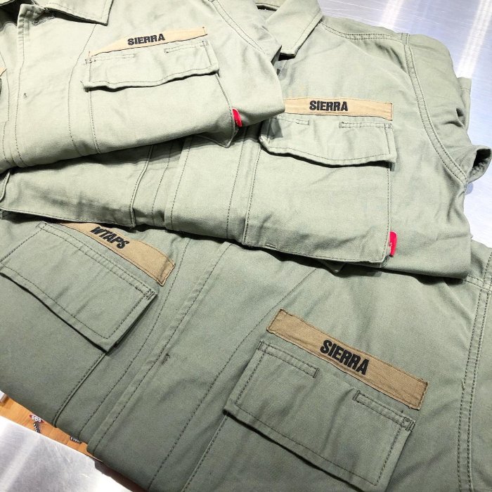 希望商店】WTAPS JUNGLE L/S SHIRTS 15AW 經典四袋軍衫外套